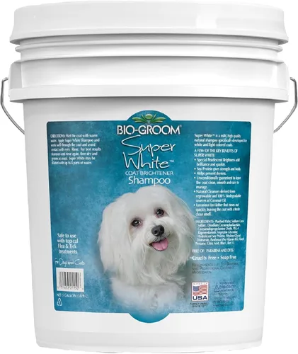 Vista 11 de Bio-Groom Champú súper blanqueador para perros, champú blanqueador para mascotas, suministros de baño para perros, lavado de cachorros, suministros