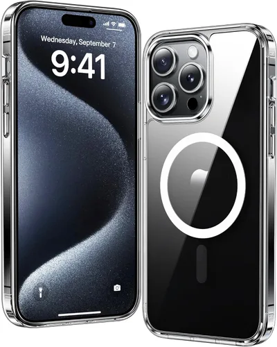 Vista 423 de FNTCASE para iPhone Air Case Clear: Fundas magnéticas para teléfono con protector de pantalla a prueba de caídas, compatibles con Magsafe, delgadas