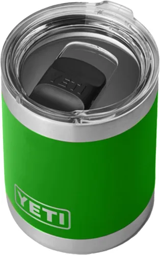 Vista 13 de Yeti Rambler Vaso corto de 10 onzas con aislamiento térmico al vacío, de acero inoxidable, con tapa MagSlider Rosa arenisca.