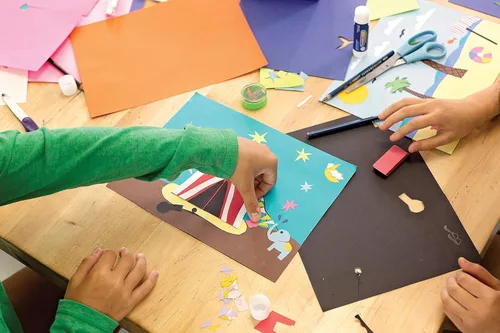 Vista 6 de Tru-Ray Papel de construcción P103031, 10 colores clásicos, 9 x 12 pulgadas, 50 hojas