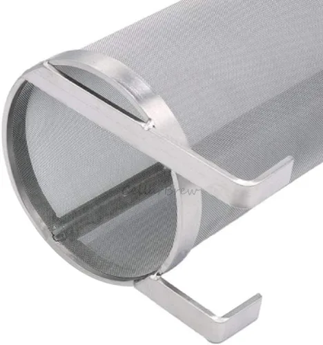 Vista 3 de JoyTube Colador de araña de 300 micrones de 6 x 14 pulgadas para hervidor de filtro de cerveza casera