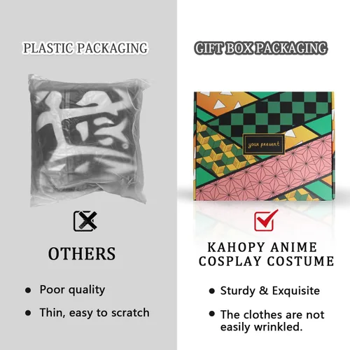 Vista 3 de Disfraz de anime para cosplay de Tanjiro Zenitsu Shinobu Giyu Mitsuri, conjunto con peluca y aretes, uniforme para Halloween (Giyu-XL)