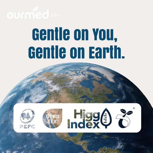 Vista 9 de Ourmed Life Mini tabletas de toalla comprimida, toallas faciales desechables portátiles, mini tabletas envueltas individualmente, se expande