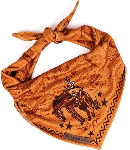 Vista 26 de Wilderdog Bandana para perro con material ligero de malla de mezcla de poliéster de secado rápido en agave