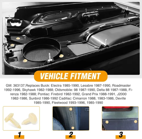 Vista 26 de GOOACC Juego de tornillos para placa de matrícula, tornillos de acero inoxidable con tuercas de nylon para sujetar placas de matrícula delanteras