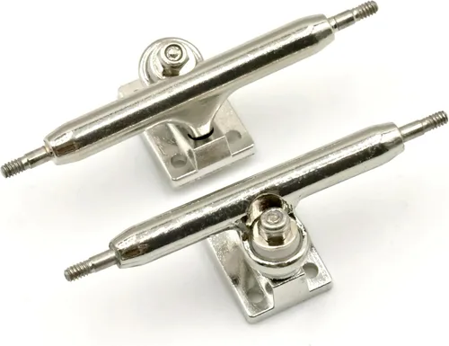 Vista 5 de A1 Pro Fingerboard Trucks 36 mm 34 mm 32 mm con nueva base y copa de pivote (36 mm cromo)