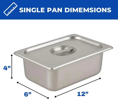 Vista 7 de Carro para Freidora Profunda de 2 Cestas de Alta Resistencia Tanque Único de 3 Galones Mesa de Vapor de 2 Bandejas Portátil de 4 Ruedas
