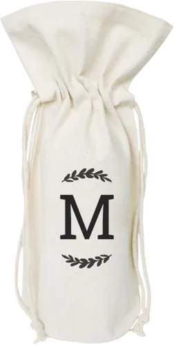 Vista 22 de The Cotton & Canvas Co. Bolsa de vino de Best Man, cubierta de botella, regalo de fiesta nupcial y bolsa de regalo
