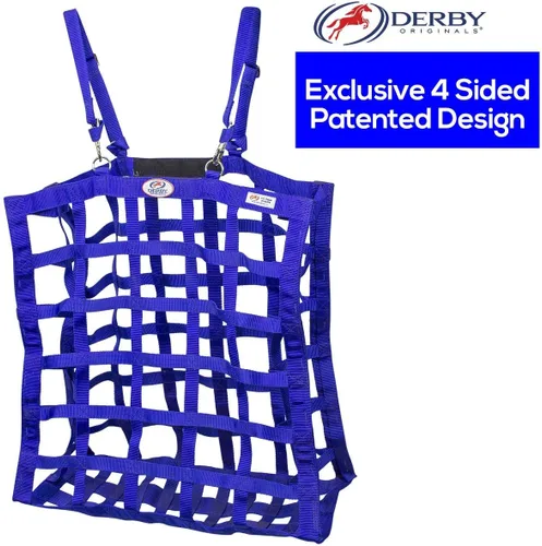 Vista 4 de Derby Originals Bolsa de heno para caballos de fácil alimentación con fondo súper resistente y garantía de 1 año
