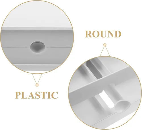 Vista 7 de SHINEOFI Monitor Stand Riser with Drawer Storage Desktop Organizer for Laptop and Computer Thickened Material Anti-slip Base for Office Use