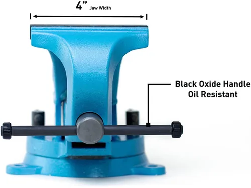 Vista 4 de Capri Tools 10515 Ultimate Grip Tornillo de banco de acero forjado, 4