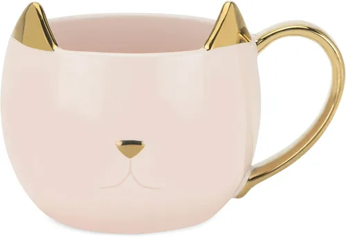 Vista 8 de Pinky Up Chloe Cat - Taza de café de cerámica, tazas de té, tazas de viaje para capuchino, café con leche, chocolate caliente, leche, té de hierbas