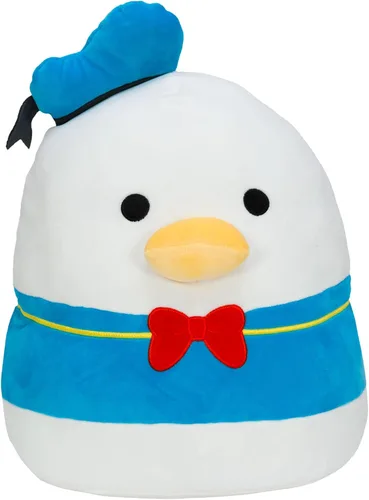 Squishmallows Peluche Kellytoy oficial de Pato Donald de 14 pulgadas, peluche ultrasuave de Disney