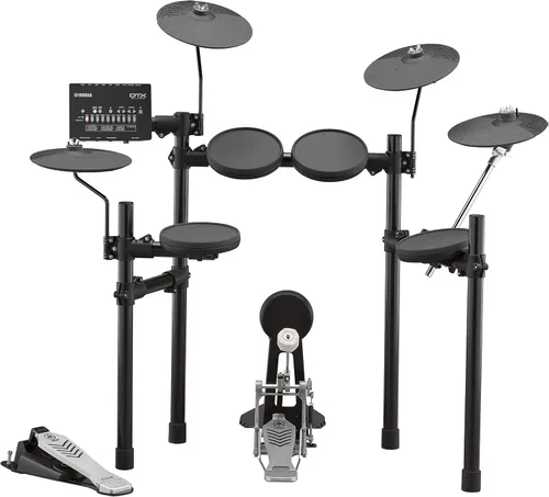 Vista 7 de Yamaha DTX402K juego de batería electrónica con más de 400 sonidos premium personalizables, USB Audio/MIDI, pads silenciosos, pedal de bombo