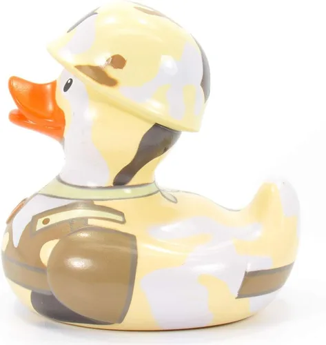 Vista 4 de GI (Military) Rubber Duck de Bud Ducks Elegante embalaje de regalo - "¡Hut!, Hut!, Hut!" Seguro para niños Coleccionable