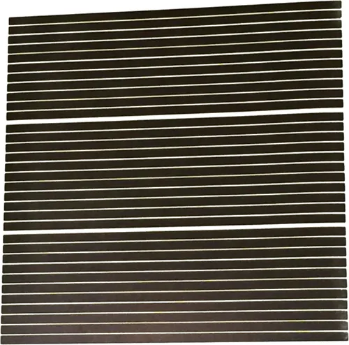 Vista 2 de customTAYLOR33 Tiras rectas reflectantes de alta intensidad - (33) tiras de 12 pulgadas (varios colores) (negro)