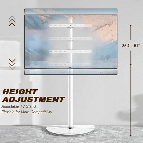 Vista 6 de Soporte universal para TV de esquina con soporte giratorio para televisores de pantalla plana LED LCD de plasma de 32 a 65 pulgadas, soporte de TV