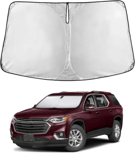 Vista 168 de EcoNour - Parasol plegable para parabrisas de Toyota Tacoma 2016-2025 2026, accesorios para camioneta de 2 puertas y 4 puertas, protector de visera