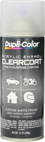 Vista 10 de Esmalte acrílico Dupli-Color de uso general, 12 onzas líquidas, negro (Semi-Gloss Black)