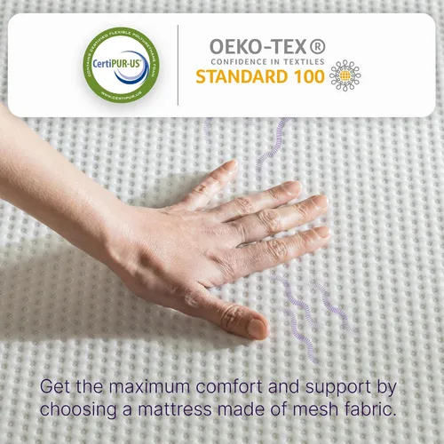 Vista 5 de NapQueen - Colchón de 8 pulgadas, tamaño individual, de carbón de bambú con espuma viscoelástica, cama en una caja