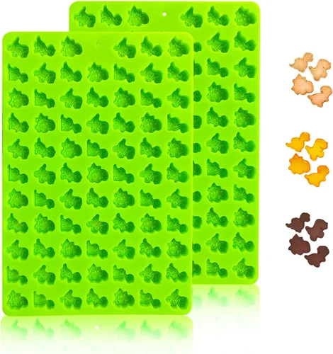 Vista 14 de 2 moldes de silicona, moldes de golosinas para perros, para hornear, moldes antiadherentes para huesos de perro para chocolate, dulces, pudín