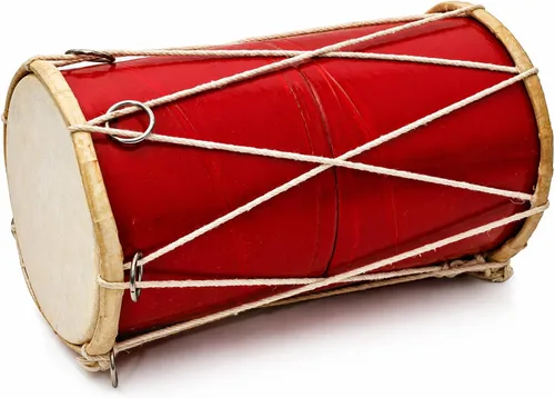 Juego de tambores de mesa folclóricos indios clásicos hechos a mano de madera y cuero, instrumentos musicales mundiales, Punjabi Dhol Dholak Dholki,