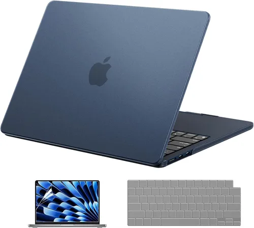 Vista 25 de EooCoo Funda compatible con MacBook Air de 15 pulgadas M5 2026 2025-2023 Release M4 M3 M2 modelo A3448 A3241 A3114 A2941, carcasa rígida