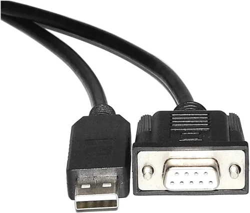 Vista 5 de PL2303GT CHIP USB to DB9 Female/Male Adapter to RS232 RS-232C Serial Converter Standard PINOUT and Null Modem Cable(1.0m,DB9 Female PINOUT 1)