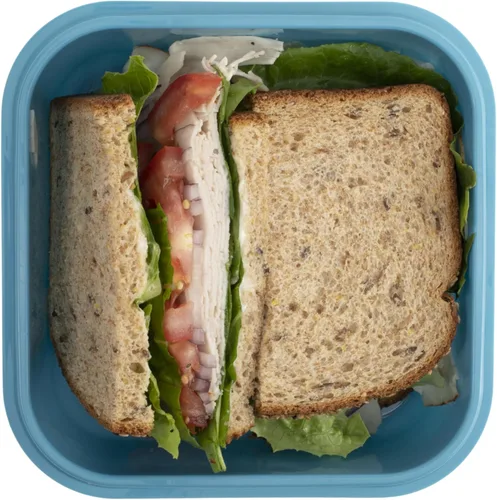 Vista 13 de GoodCook EveryWare Contenedores de almacenamiento de alimentos con tapas, juego de cubos de almuerzo de plástico sin BPA, perfectos para preparación