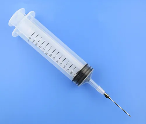 Vista 3 de 2 jeringas de 5.1 fl oz, jeringa de 150 cc, jeringa de cocina, jeringa de plástico, jeringa de gran volumen con aguja, jeringas dispensadoras