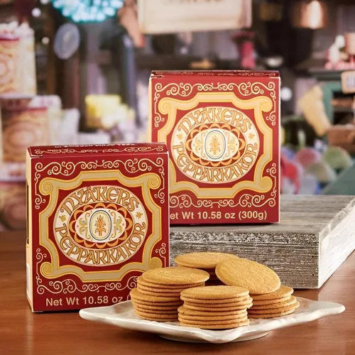 Vista 7 de Nyaker Swedish Gingersnap Cookies Twin Sleeve, 10.6 onzas (paquete de 3: 31.8 onzas en total)