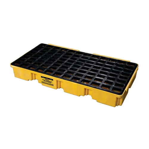 Vista 13 de Eagle Plataforma modular para derrames de un tambor, 26.25"x26"x6.5", sumidero de 15 galones, bandeja de contención de capacidad de carga de 2,000