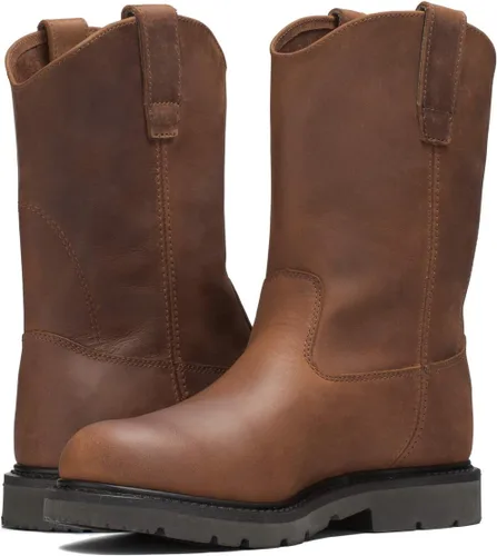 Vista 6 de Golden Fox - Botas de trabajo para hombre de cuero Wellington para granja y construcción