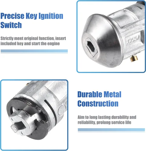 Vista 4 de uxcell No.9T1Z-11582-A Interruptor de encendido Cilindro de bloqueo con 2 llaves para Ford Transit Connect 2.0L L4 Gas 2010-2013 NO Transpondedor