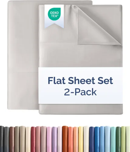 Vista 72 de Sábana encimera de bolsillo profundo, más suave que el algodón egipcio, 1 sábana encimera para colchón tamaño California King