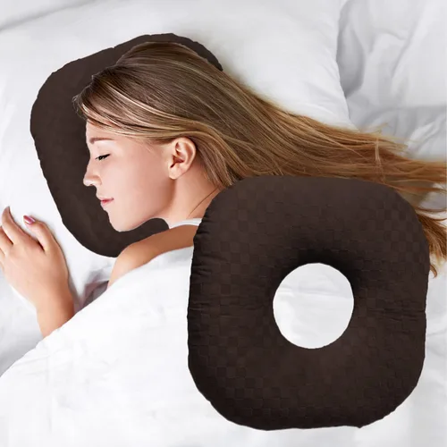 Vista 28 de Almohada para Perforación de Oídos para Dormir de Lado, Almohada con Orificio para Oído para CNH y Dolor de Oído, Inflamación de Oído, Úlceras por