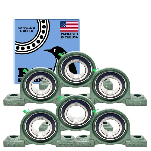 Vista 31 de PGN UCP210-32 - Cojinetes de bloque de almohada montados, rodamientos de acero cromado con diámetro de 2 pulgadas, autoalineación