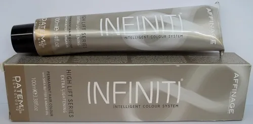 Infiniti by Affinage - Intelligent Color System - Hi Lift Series for Extra Lightening Enriched with Shea Butter and Argan Oil - 3.38 Fl. Oz. Tube