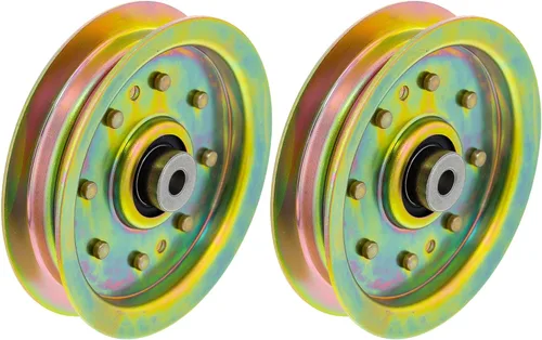 8TEN Polea tensora plana para MTD Cub Cadet RZT 50 L54 42 S50 Troy-Bilt GT54 TB2450 756-04129B 956-04129C 2 unidades