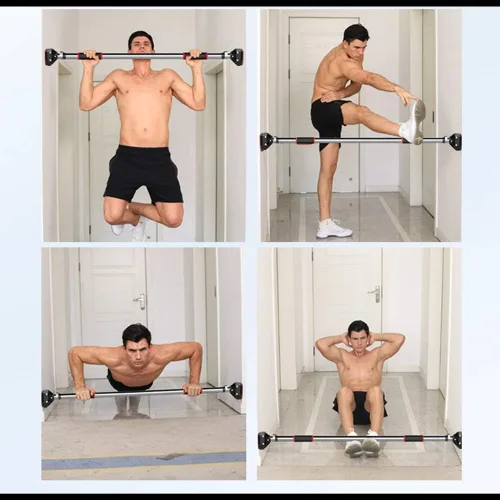 Vista 8 de Home Door Frame, Portable Telescopic Horizontal Bar, Strength Training Fitness Equipment for Men and Women, Safe and Stable, 4 Sizes (72)