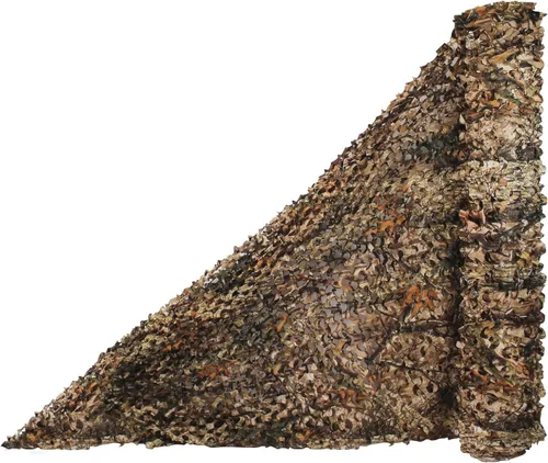 Vista 13 de WINWAY - Red de camuflaje en rollo a granel, malla para sombrilla, ideal para caza, tiro, decoración de fiesta con tema militar Desert Camo