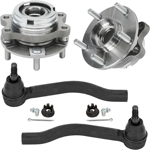Vista 54 de Detroit Axle - Kit de cubos de rodamiento de rueda delantera de 6 piezas para Dodge Dart 2013-2016, Chrysler 200 2015-2017, 2 cojinetes de rueda