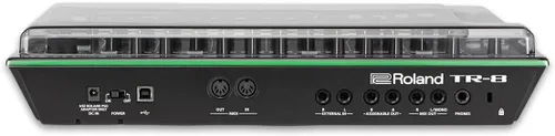 Vista 4 de Decksaver DSS-PC-TR8 - Cubierta de policarbonato resistente a impactos para Roland Aira TR-8