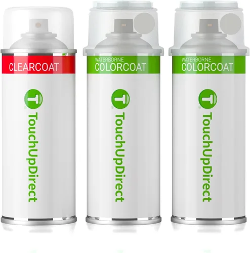 Vista 46 de TouchUpDirect QM1 Cloud White compatible con Pintura de retoque en aerosol Nissan Exact Match - Kit esencial