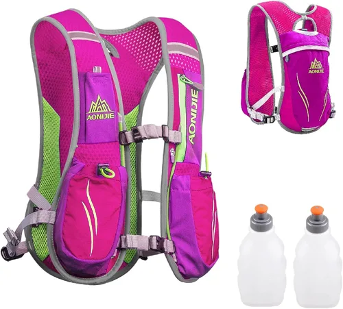 Vista 15 de JEELAD Running Hydration Vest Trail Backpack for Women and Men Jogging Trail Race Marathon Cycling Hiking