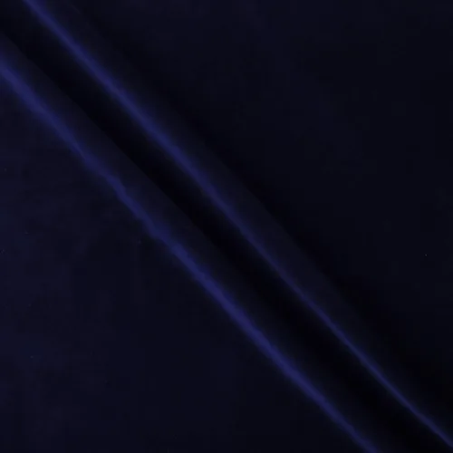 Vista 6 de Mook Fabrics Terciopelo sólido, corte negro por yarda