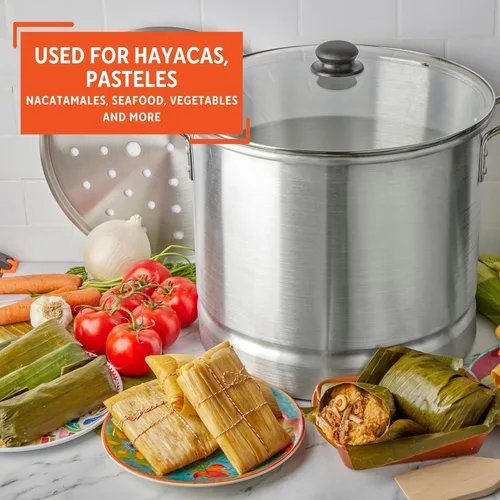 Vista 9 de Imusa - Vaporera con tapa de vidrio EE.UU. mexicana, Plateado