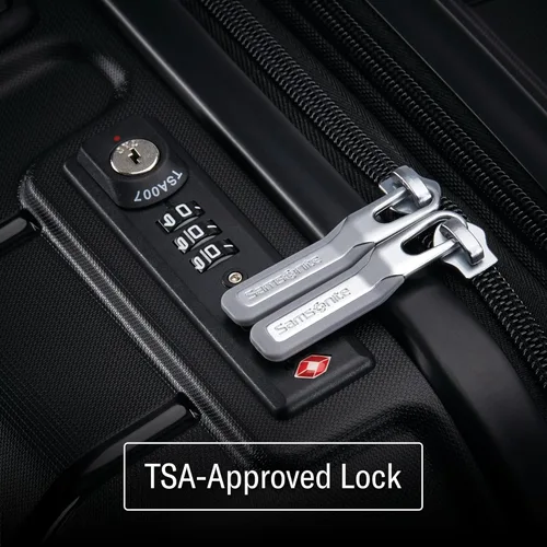 Vista 7 de Samsonite Freeform Maleta rígida, expandible con ruedas dobles giratorias, Lila