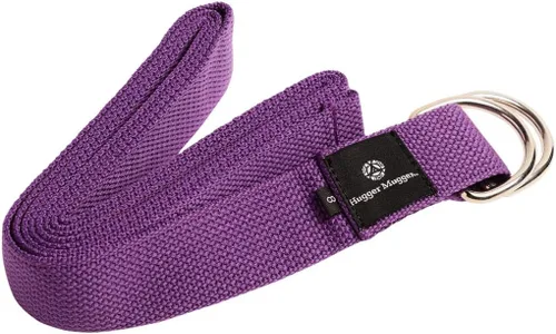 Vista 12 de Hugger Mugger Correa de yoga de algodón con anillo en D, algodón súper fuerte, hebilla de anillo en D de metal, múltiples longitudes disponibles